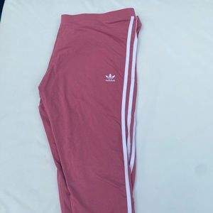 Pink adidas leggings XL